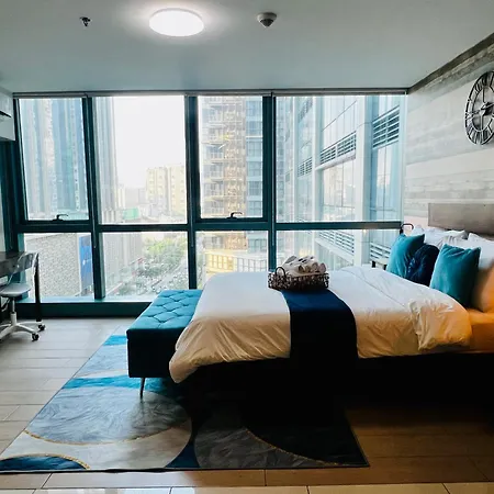 Bgc Luxury Condo - Pool, Wi-Fi, City View - Suite 11
