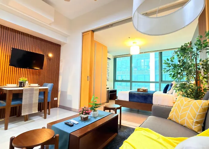 Free Welcome Breakfast, Bgc 1br, 300mbps Fiber, Steps To Mitsukoshi & Uptown, 12q * マニラ市
